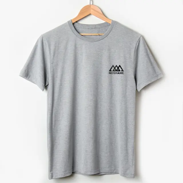 T-shirt Noshame® Γκρι με τύπωμα - 112511 - XXL