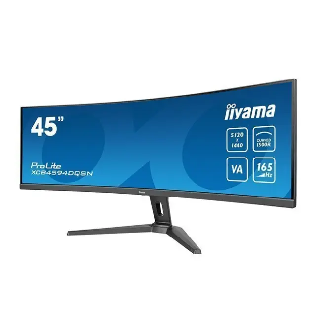 Iiyama Monitor 45" Prolite XCB4594DQSN UltraWide Curved VA QHD 165Hz (XCB4594DQSN-B1) 2