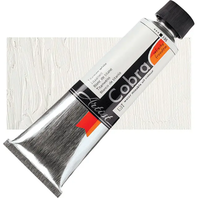 Λάδι Νερού Talens Cobra - 105 Titanium White - 150ml