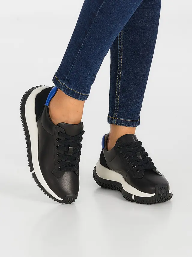 4ccccees Sneakers Γυναικείο δέρμα/δέρμα Nubuck Μαύρο CES/KAPOK DUSK 2