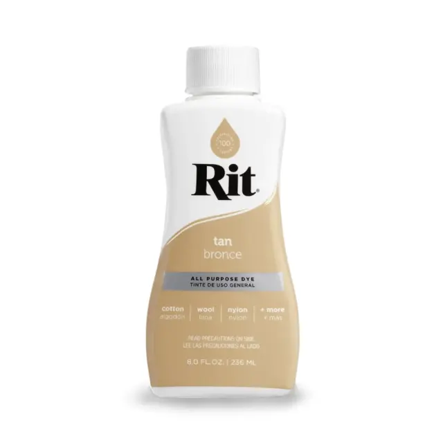 RIT DYE Liquid All-Purpose Βαφή Υφασμάτων – Tan 236ml
