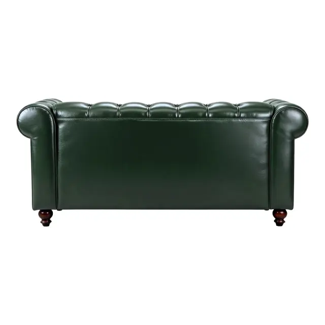 Kαναπές διθέσιος τ. Chesterfield pakoworld pu κυπαρισσί 160x84x67εκ 3