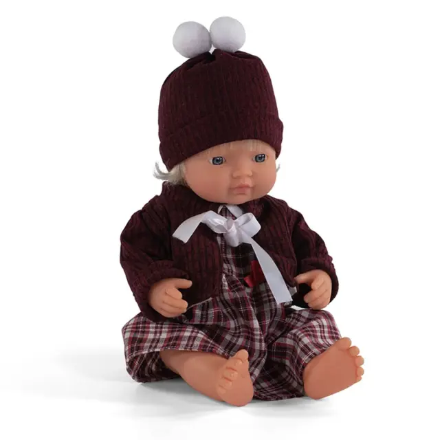 MINILAND DOLLS MINILAND ΚΟΥΚΛΑ ΚΑΥΚΑΣΙA 38 CM ΜΕ ΞΑΝΘΑ ΜΑΛΛΙΑ 3