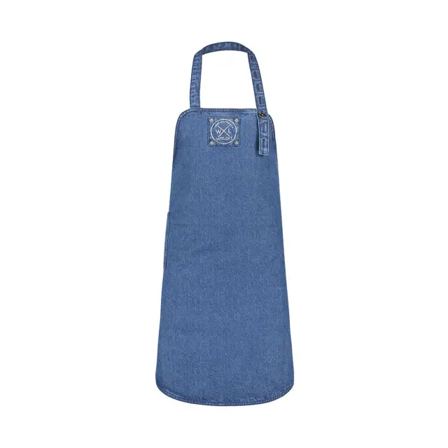 Witloft Denim Classic Short Apron 70 x 60 cm Mid Blue