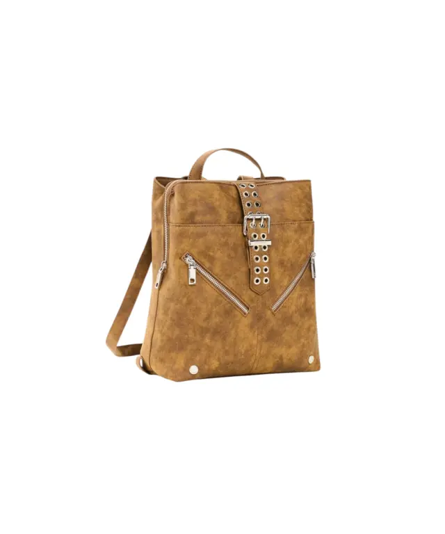 Desigual - Γυναικείο Σακίδιο Πλάτης Valentine Sumy Mini 26WAKP19-6011 Κάμελ 2