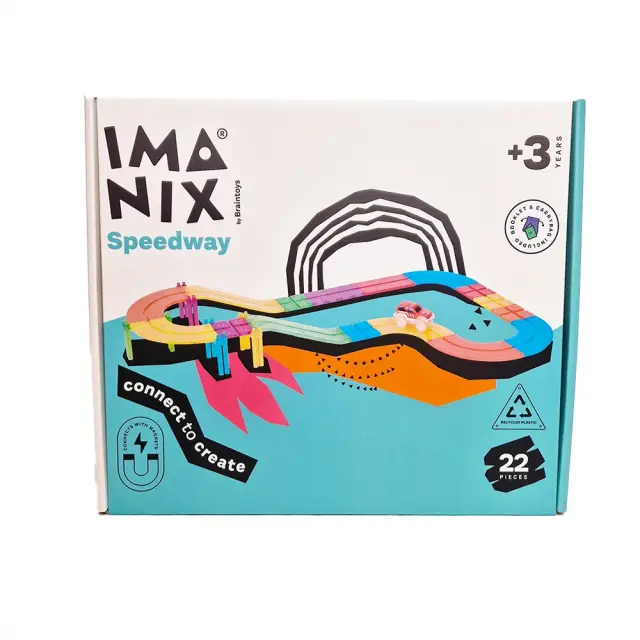 Imanix Μαγνητικό Παιχνίδι Κατασκευών Αυτοκινητόδρομος 22 τμχ. (3+ ετών) 190141