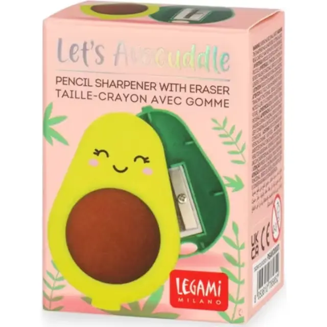 Ξύστρα Legami Με Γόμα Avocado