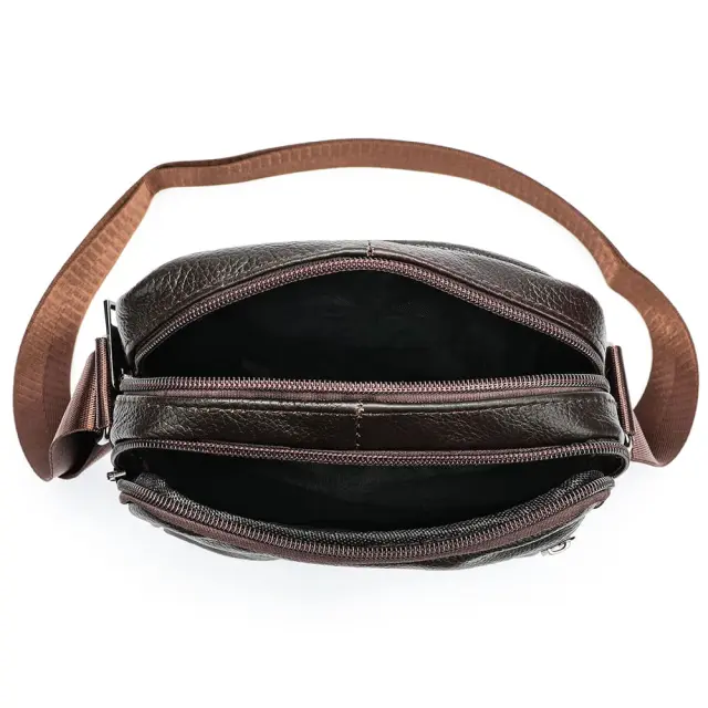 Δερμάτινο τσαντάκι ώμου Cardinal 7705 Καφέ - One Size 3