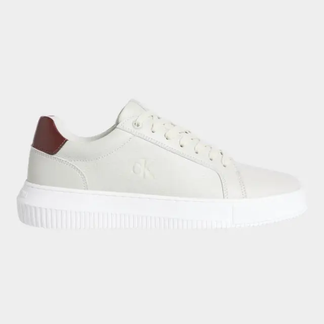 Calvin Klein - Ανδρικά Sneakers Chunky Cupsole Leather YM0YM01198-CJH Γκρι - 45