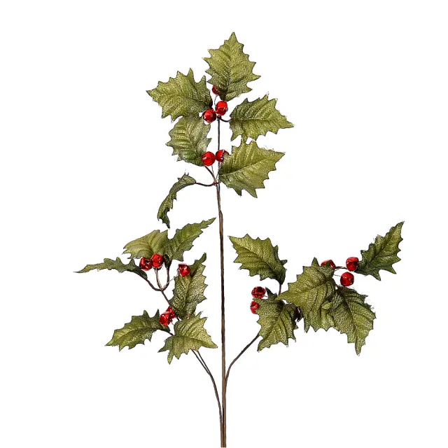 Κλαδί γκι με κουδουνάκια 76cm Vetur BV 99443