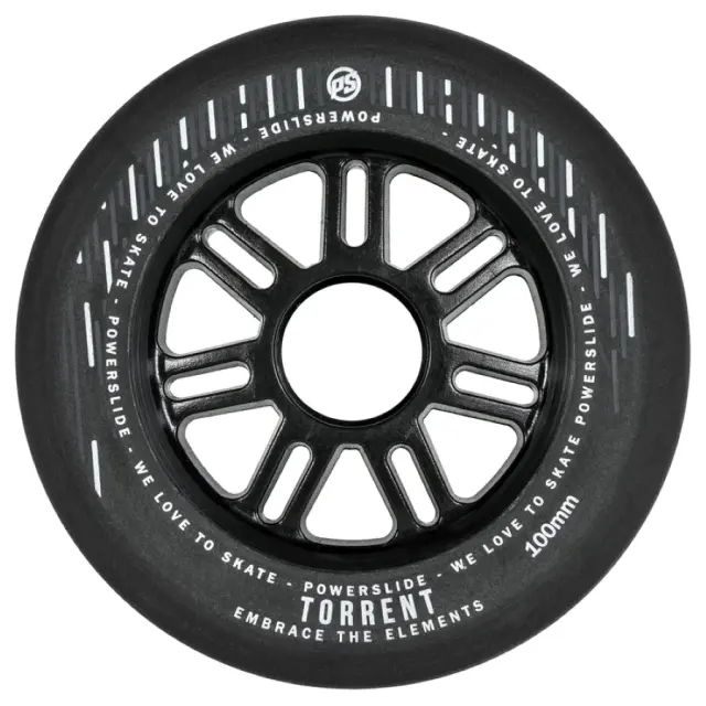 Powerslide 100χιλ./84Α Torrent Ροδάκια - Μαύρο