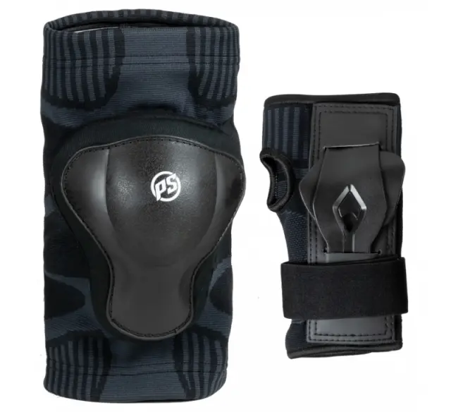 POWERSLIDE Onesie Men Dual Set Προστατευτικά ενηλίκων - Μαύρο/Γκρι