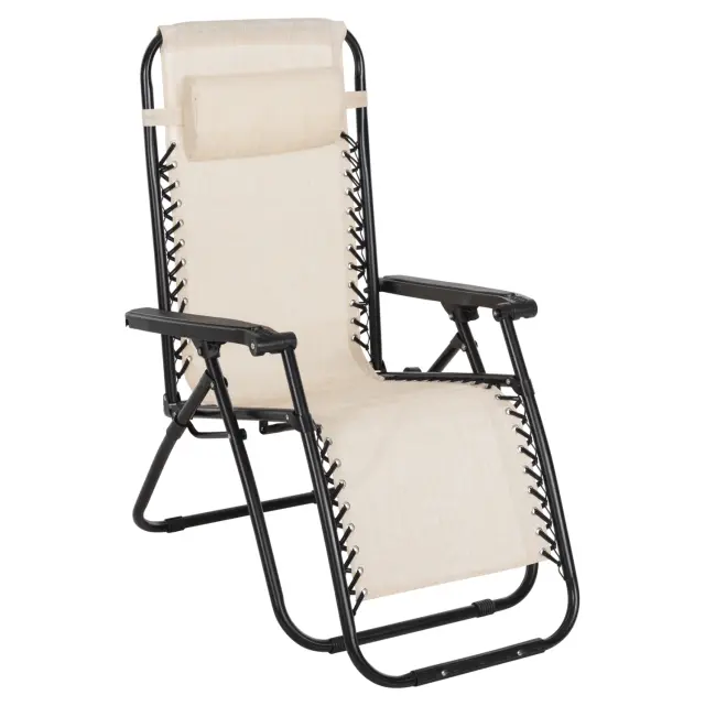 ΠΟΛΥΘΡΟΝΑ RELAX FB95095.12 ΜΠΕΖ TEXTILENE-ΜΑΥΡΟ ΜΕΤΑΛΛΟ 67x145x110Υεκ.