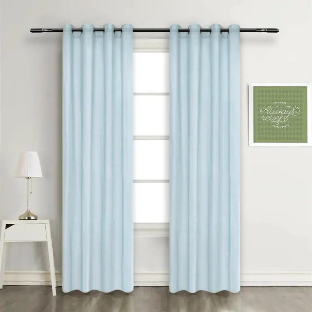 Κουρτίνα με τρούκς C05-5 Light Blue - 140 x 270