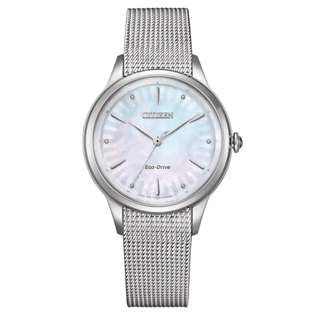 Citizen Elegance, Women's Watch, Silver Stainless Steel Bracelet EM1150-86D