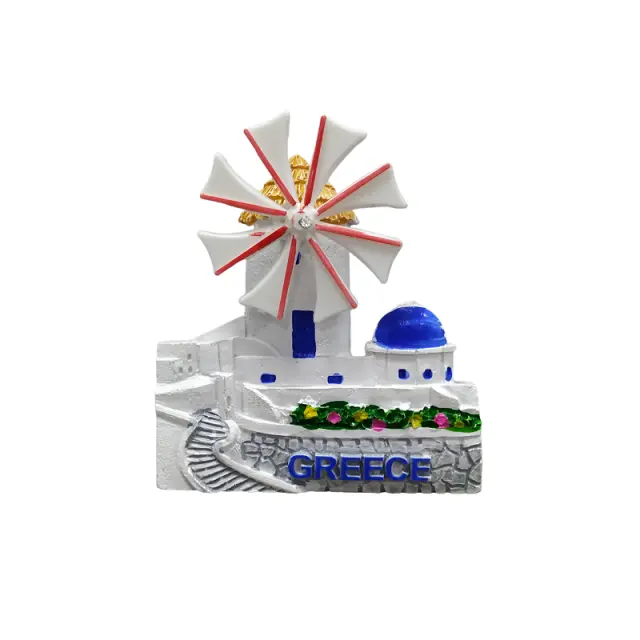 Tουριστικό μαγνητάκι Souvenir - Σετ 12pcs - Resin Magnet - Greece - 678188