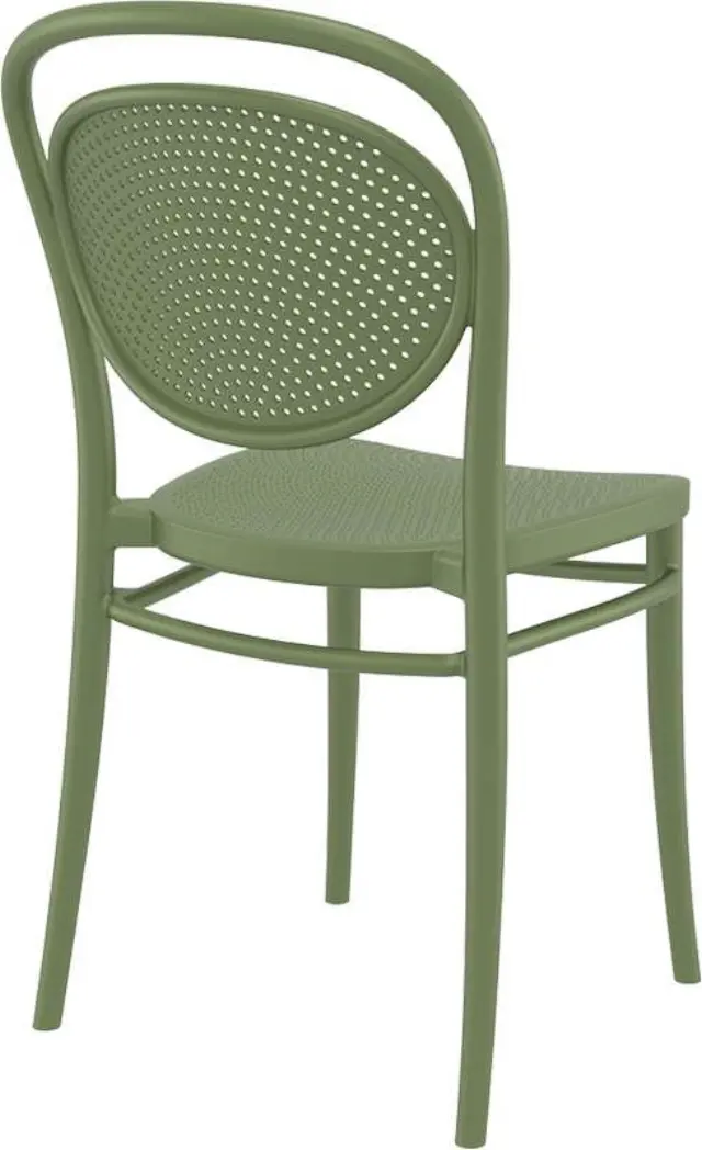 Καρέκλα Στοιβαζόμενη MARCEL Olive Green PP 45x52x85cm 2