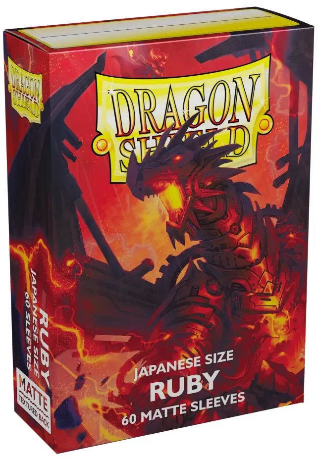 Dragon Shield Small Sleeves - Japanese Matte Ruby 'Geledar' (60 Sleeves)