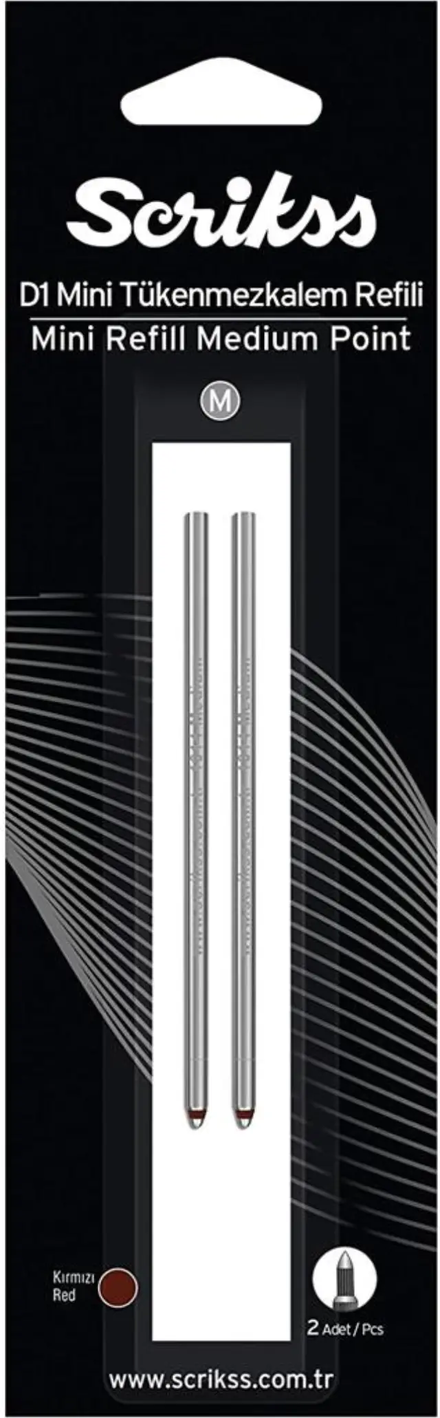 Ανταλλακτικό Scrikss για Mini pen D1 Κόκκινο 1,0 mm M / 8690187374340 (Scrikss)