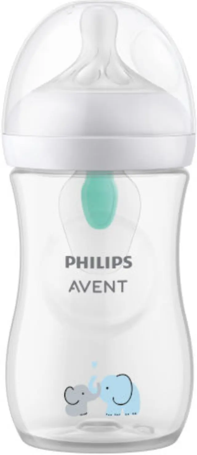 Avent | Natural Response Πλαστικό Μπιμπερό 3-6m Ροής 3 με Αεραγωγό Airfree | 260ml
