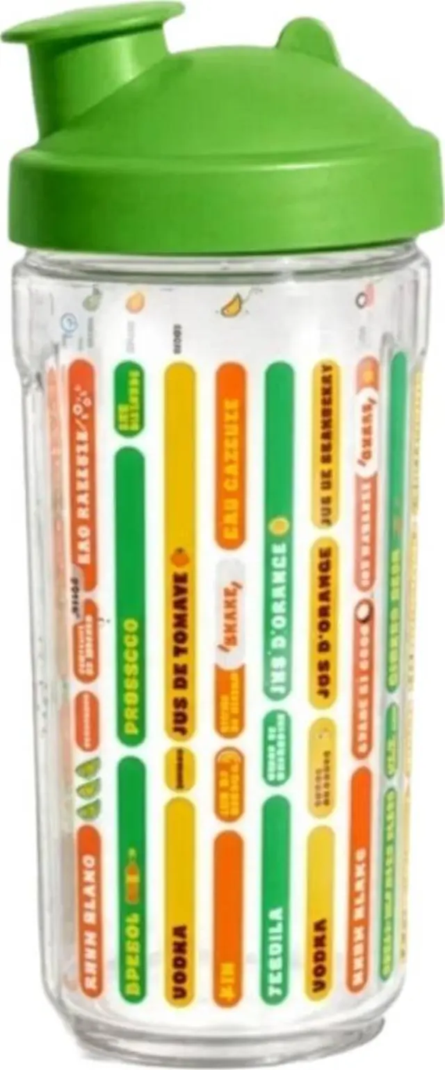 Cookut Σέικερ Cocktail & Mocktail Γυάλινο Coyote 700ml Διάφανο