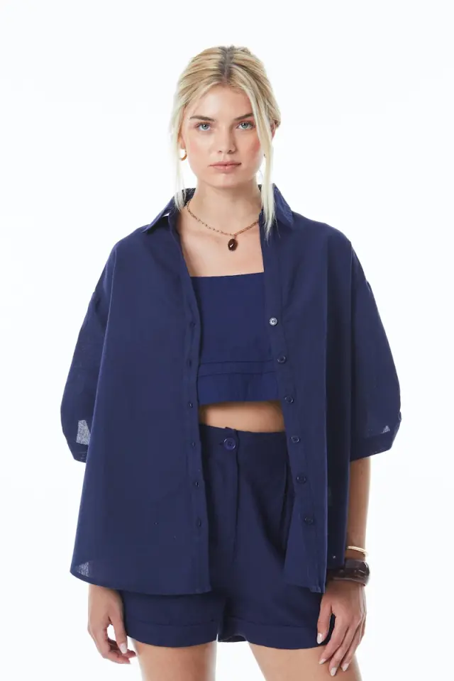 Πουκάμισο Oversized ELLORE SHIRT - XS