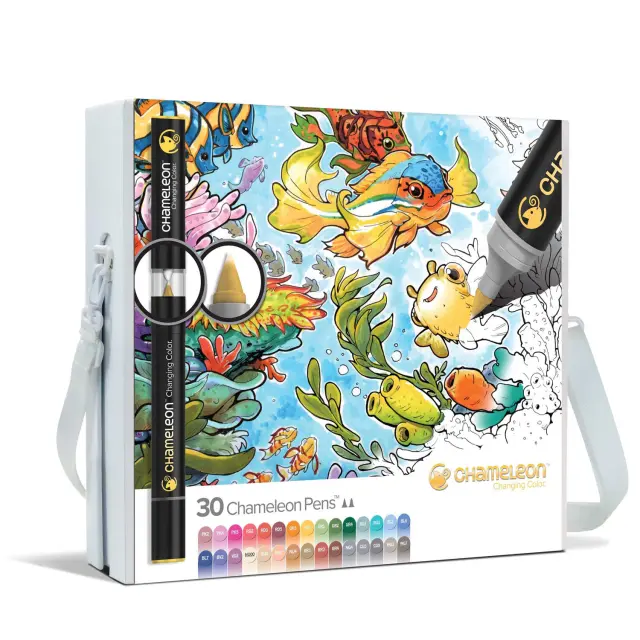 Σετ 30 Διπλοί Μαρκαδόροι Chameleon - Deluxe Set