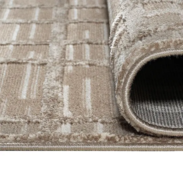 Χαλί 160x230 Beauty Home Serena Art 9836 Μπεζ-Γκρι P.P.Heat Set-Shrink Polyester 3