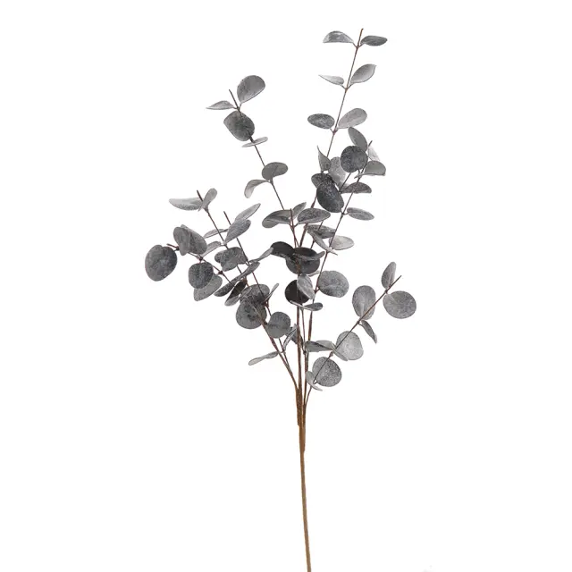 Κλαδί με ασημί φύλλα 70cm Vetur BV 17201
