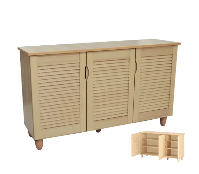 Παπουτσοθήκη Φυσικό Μελαμίνη 114x34x68cm