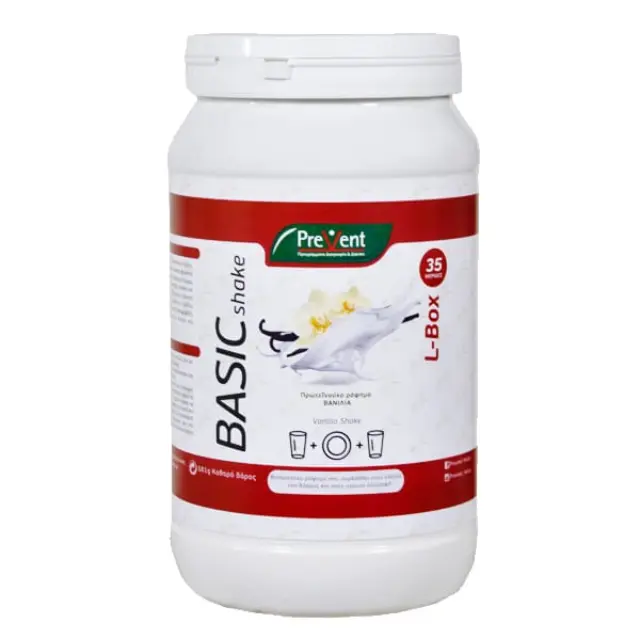 Prevent | Basic Shake L-Box Υποκατάστατο Γεύματος Βανίλια | 581gr