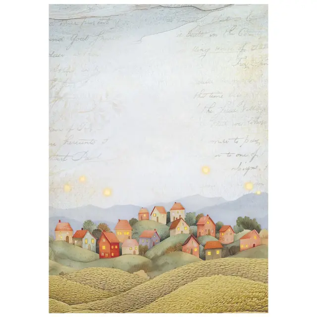 Σετ 8 ριζόχαρτα ντεκουπάζ Stamperia 10.5×14.8cm, Whispering woods 3