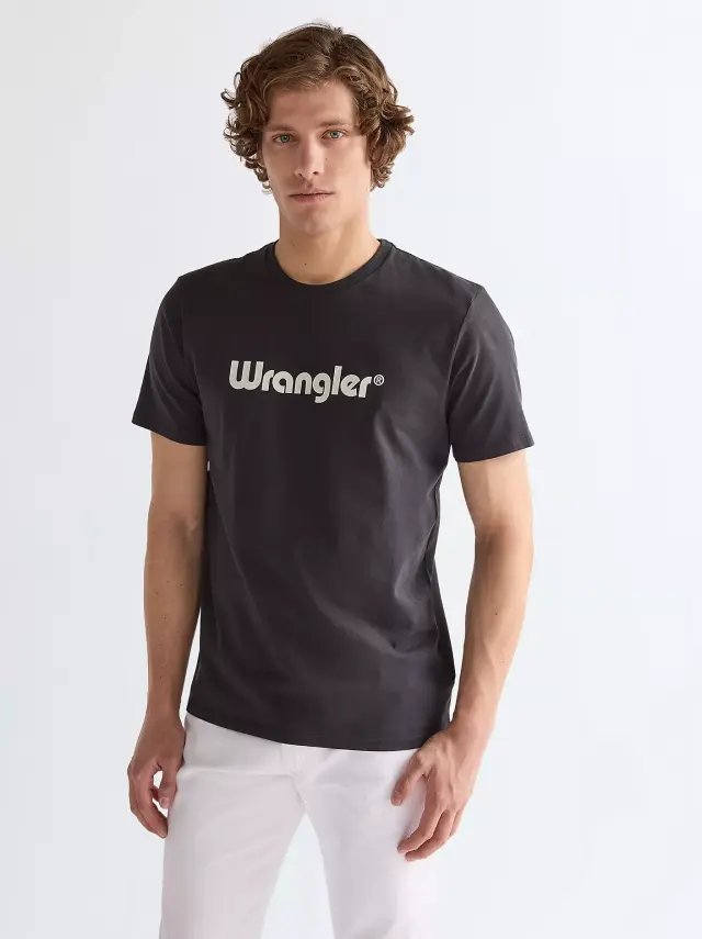 Wrangler Ανδρικό LOGO T-Shirt 112350526 – Black - XXL