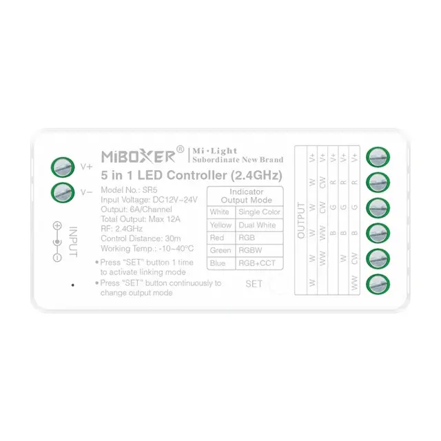 Aca Light 2.4G 5-IN-1 LIGHT WITH CONTROLLER