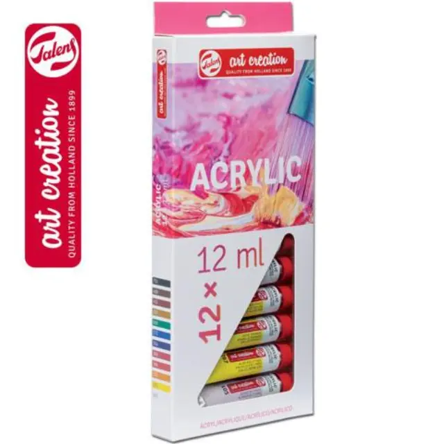 Ακρυλικό ArtCreation 12ml Σετ 12 χρωμάτων