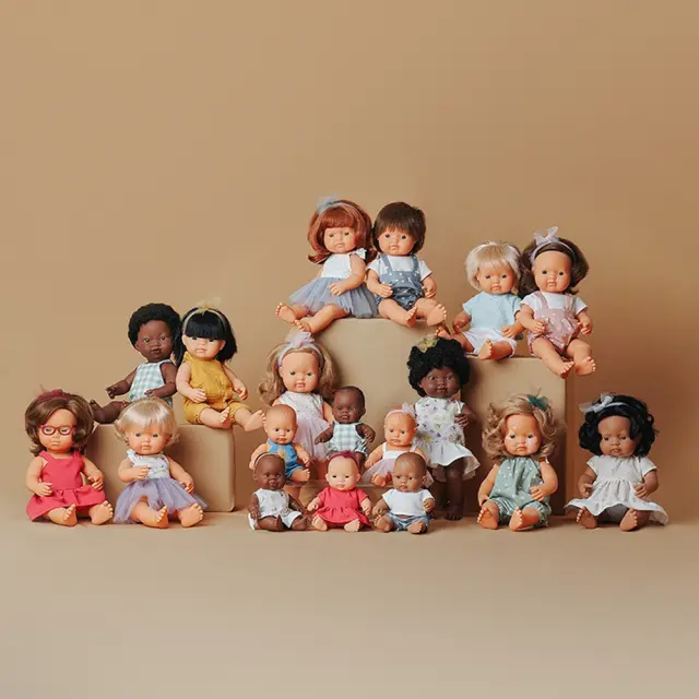MINILAND DOLLS MINILAND ΚΟΥΚΛΑ ΑΣΙΑΤΙΣΣΑ 38 CM ΜΕ ΡΟΥΧΑΛΑΚΙΑ 2