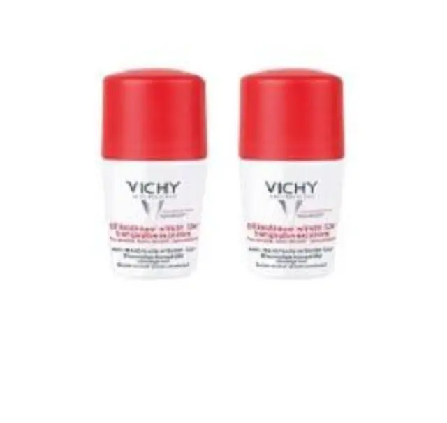 Vichy Deodorant Stress Resist Roll - On 72hrs Ρυθμίζει την Εφίδρωση για 72 Ώρες -50% ΕΚΠΤΩΣΗ ΣΤΟ 2ο ΠΡΟΪΟΝ, 2 x 50ml