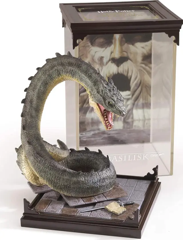 The Noble Collection Harry Potter - Magical Creature Statue #03 Basilic Figure 3