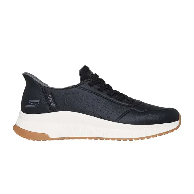 Skechers Men's Bobs Squad 4 Direct Step Μαύρο - Άσπρο 118424-BLK (Skechers)
