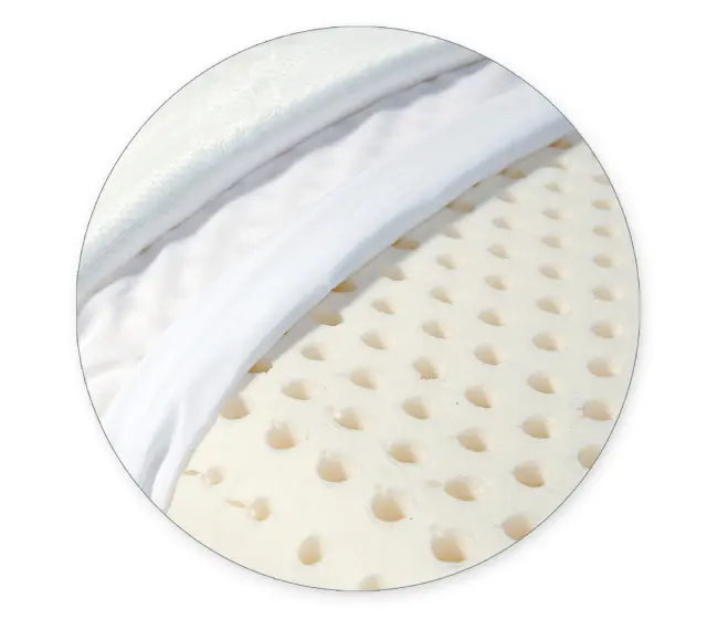 NEF-NEF ΠΑΙΔΙΚΟ ΜΑΞΙΛΑΡΙ LATEX 24 60X40X6, 70% LATEX-30%ΣΥΝΘ - ECRU (034616) 2