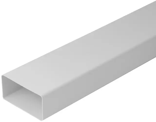 Europlast K-1 - Επίπεδος Αγωγός Εξαερισμού Πλαστικός, 110x55mm, 1,00m
