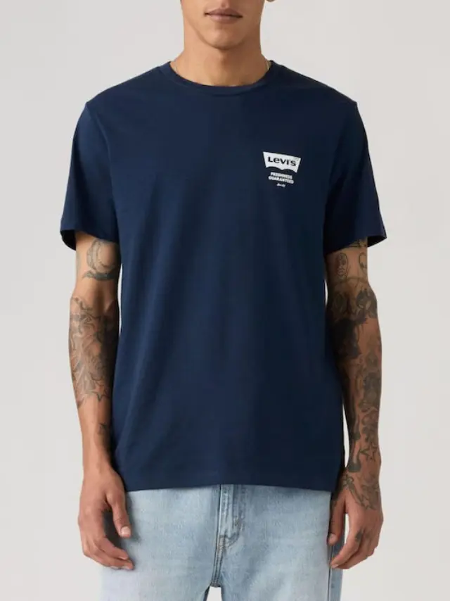 Graphic Crewneck Tee Blues BLUES
