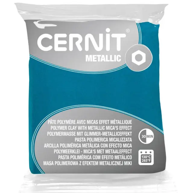 Πολυμερικός Πηλός Cernit Metallic No676 - Turquoise - 56gr