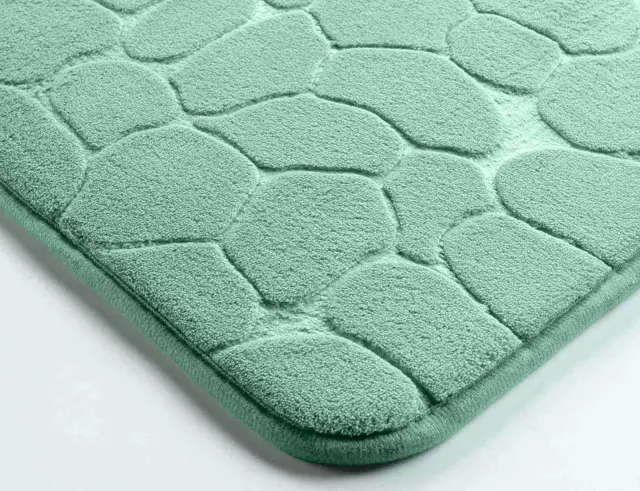 Πατάκι Μπάνιου Ricochet Douceur d'intérieur με memory foam και διαστάσεις 50x120cm - Lime Green 1802102 3