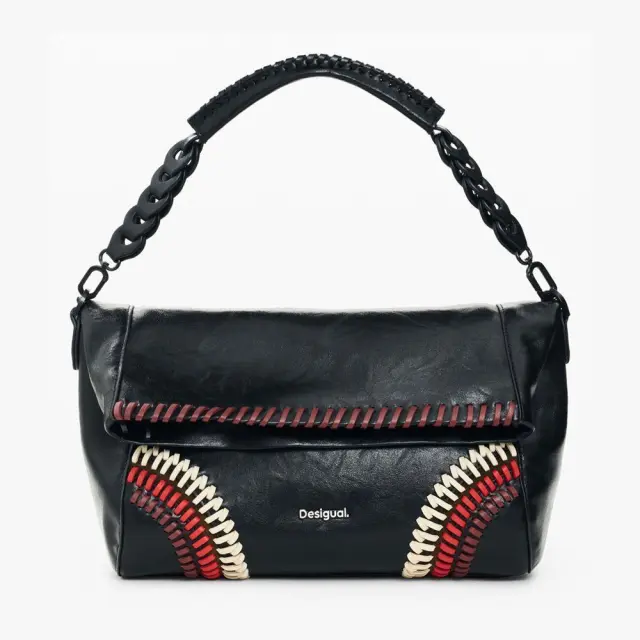 Desigual - Γυναικεία Τσάντα Ώμου Sonique Loverty 26WAXP96-2000 Μαύρο 2