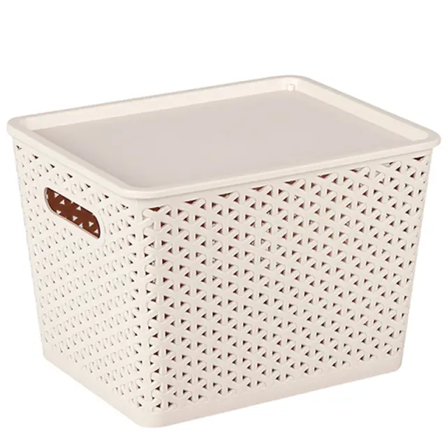 Kουτί Αποθήκευσης Rattan 35x30x22cm