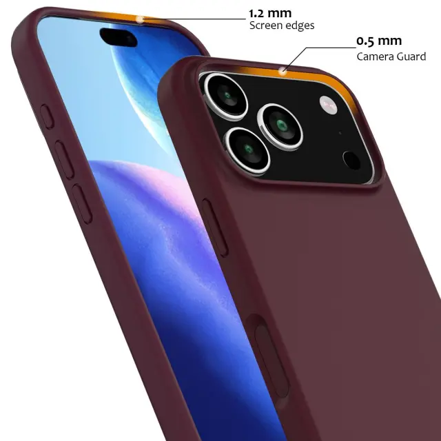 MagSafe Θήκη για iPhone 17 Pro Max/18 Pro Max- Plum Color OEM 2