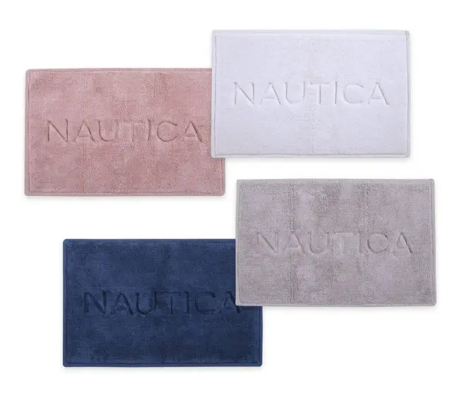 Nef-Nef Homeware Ταπέτο Μπάνιου Nautica Coast 50x80 Grey 2