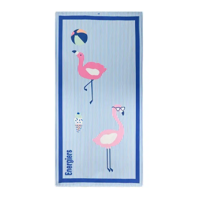 Energiers Παιδική Πετσέτα Θαλάσσης Κορίτσι Flamingo, Χρώμα Σιέλ - ONESIZE