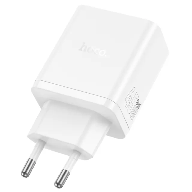 Φορτιστής Ταξιδίου Hoco N50 Scenery GaN 45W με 2 x USB-C και 1 x USB-A Λευκός 3